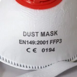 FFP3 Valve Mask - text